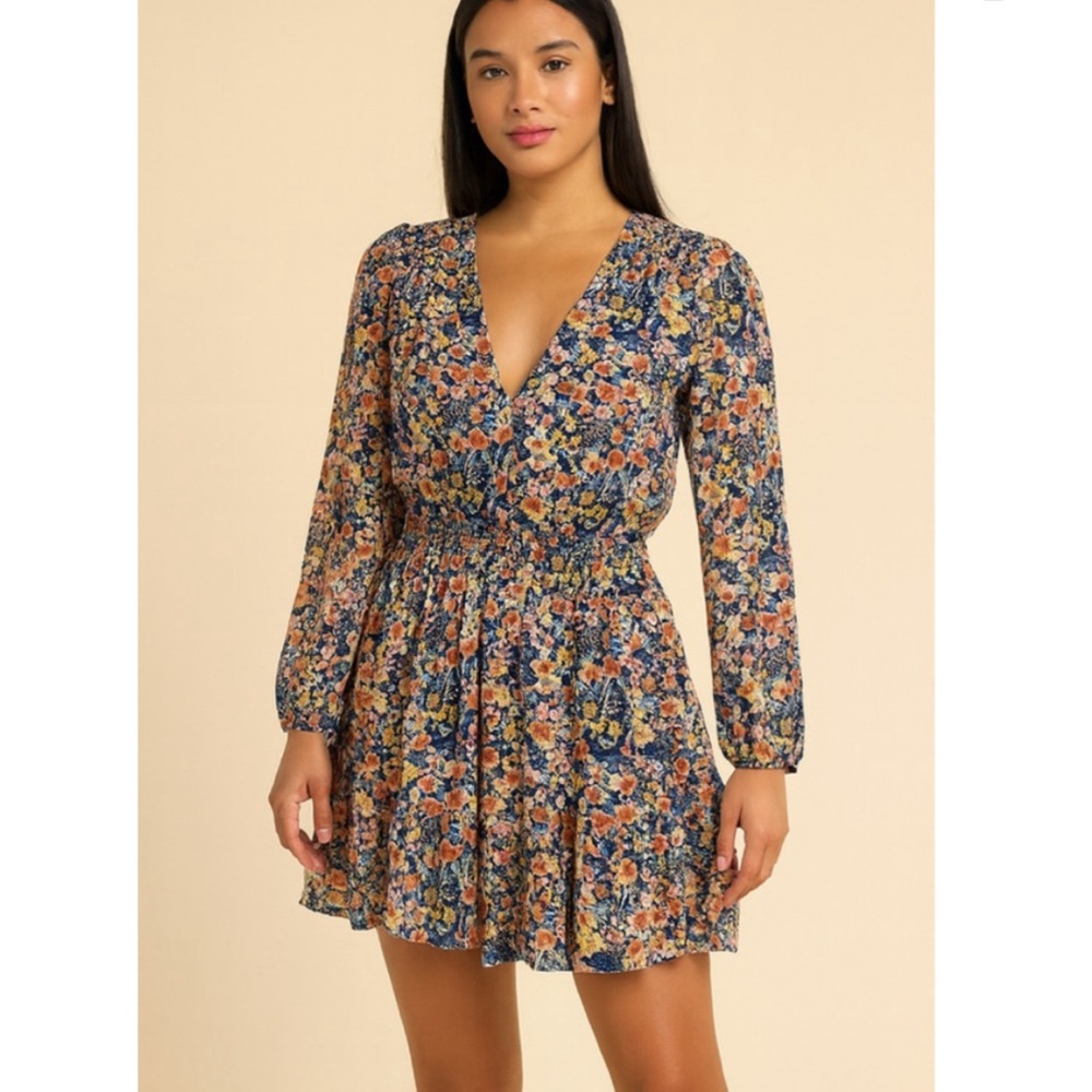 Collective Concepts NWT Multicolor Floral Mini Dress